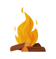 Campfire Royalty Free Vector Image - VectorStock