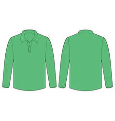 Green shirt Royalty Free Vector Image - VectorStock