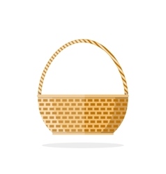 Basket isolated Royalty Free Vector Image - VectorStock