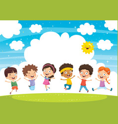 Cartoon children Royalty Free Vector Image - VectorStock