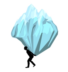Man Of Carrying Heavy Load Vector Images Over 250