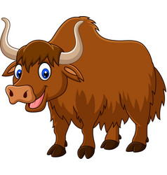 Yak cartoon Royalty Free Vector Image - VectorStock