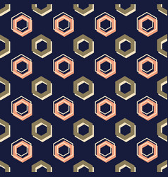 Geometric retro seamless pattern Royalty Free Vector Image