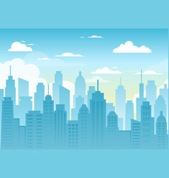 Night city with buildings Royalty Free Vector Image