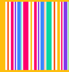 Abstract seamless rainbow color stripes line Vector Image