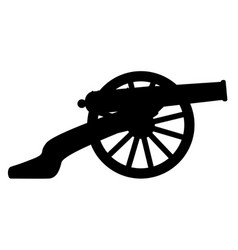 American civil war cannon Royalty Free Vector Image