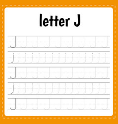 Letter b uppercase and lowercase tracing practice Vector Image