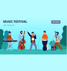 Animals with music instruments zoo musicians Vector Image