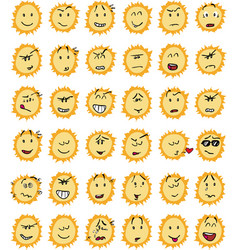 emoji sun vector images