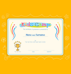 award certificates children vector images over 210