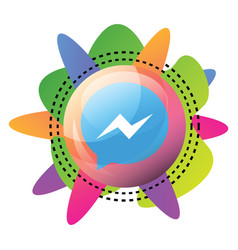 Facebook Messenger Icon Vector Images Over 350