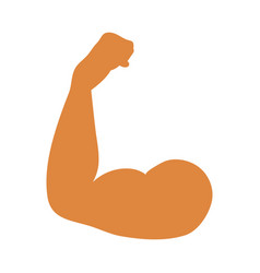 Strong arm icon Royalty Free Vector Image - VectorStock