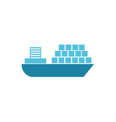 Sea ship logo Royalty Free Vector Image - VectorStock