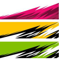 Wrap graphic design for off road truck abstract Vector Image