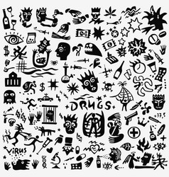 Crime Doodle Vector Images (over 1,300)