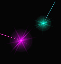 Single laser beam Royalty Free Vector Image - VectorStock