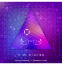 Vintage hipster background Royalty Free Vector Image