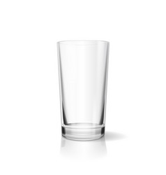 Realistic glass cup Royalty Free Vector Image - VectorStock