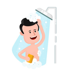 Children in bathroom Royalty Free Vector Image