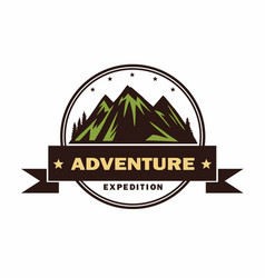 Stay wild outdoor adventure patch Royalty Free Vector Image