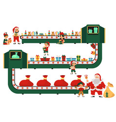 Santas Factory Vector Images (over 230)