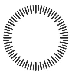 Circular ruler Royalty Free Vector Image - VectorStock