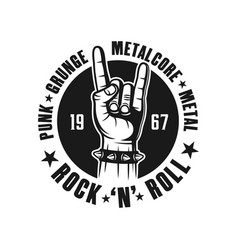 Rock n roll Royalty Free Vector Image - VectorStock