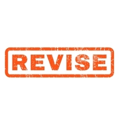 Revise Rubber Stamp Royalty Free Vector Image - VectorStock