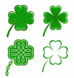 Shamrock celtic tattoo Royalty Free Vector Image