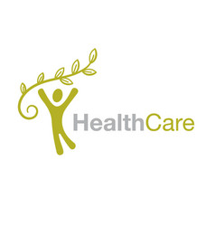 Healthy people logo medical logo design concept Vector Image