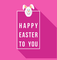 Happy Easter flat design banners set Royalty Free Vector