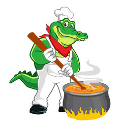 Alligator Chef Vector Images (18)