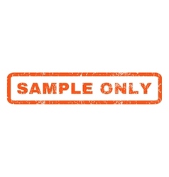 Sample Only Rubber Stamp Royalty Free Vector Image