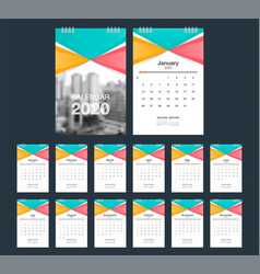 Cute planner templates weekly monthly and yearly Vector Image