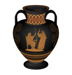 Greek vase Royalty Free Vector Image - VectorStock