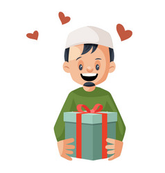 Muslim boy vector