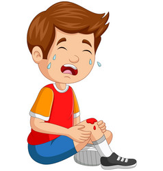 Young boy crying Royalty Free Vector Image - VectorStock