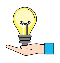 Idea light bulb Royalty Free Vector Image - VectorStock