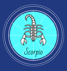 Zodiac signs - scorpio Royalty Free Vector Image