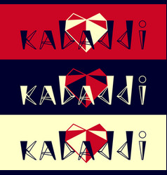 Kabaddi Championship Vector Images 10