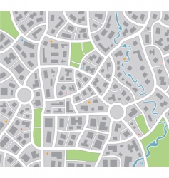 City map Royalty Free Vector Image - VectorStock