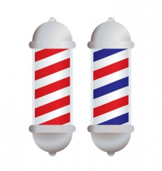 Barbers pole stripes Royalty Free Vector Image