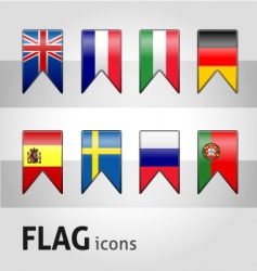 Download Language flag icons Royalty Free Vector Image - VectorStock