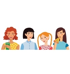 Four Friends Vector Images (over 1,700)
