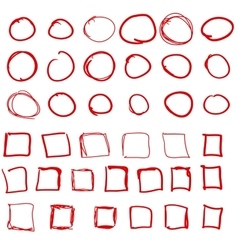 Red circle Royalty Free Vector Image - VectorStock