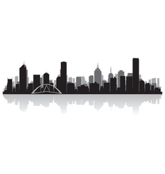 Melbourne City Skyline Silhouette Vector Images (over 140)