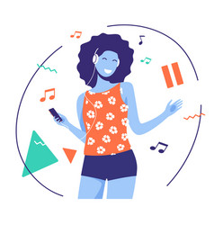 Smiling Cheerful Young Woman Shows A Thumb Up Vector Image Smiling Cheerful Young Woman Shows A Thumb Up Vector Image
