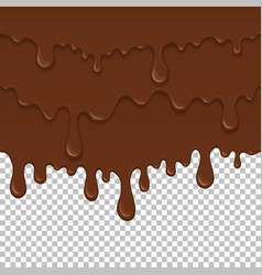 Brown sticky liquid seamless element Royalty Free Vector