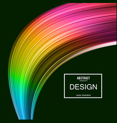 Abstract background rainbow curve image Royalty Free Vector