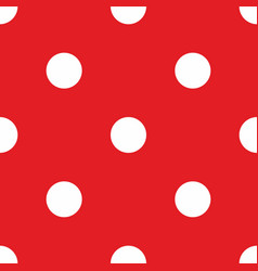 Polka dot seamless pattern background Royalty Free Vector